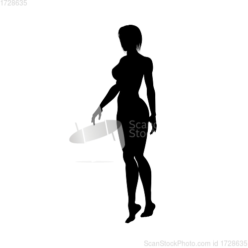 Image of Naked sexy girls silhouette