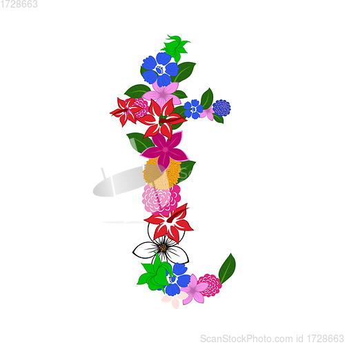 Image of Floral Alphabet Letter