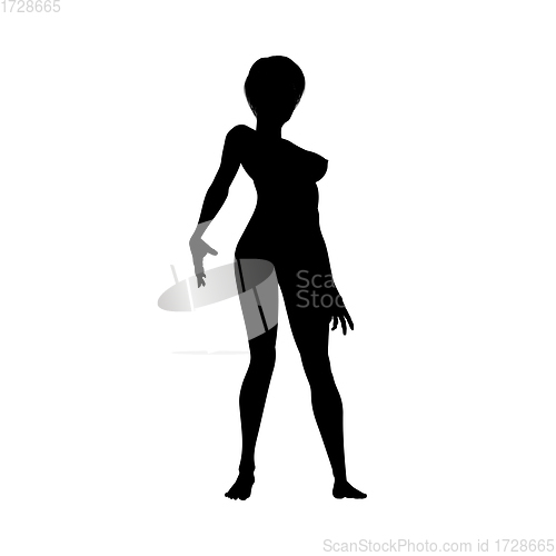 Image of Naked sexy girls silhouette