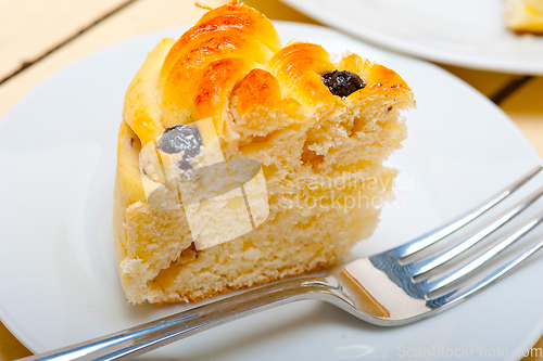 Image of blueberry bread cake dessert