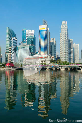 Image of Singapore skyscrapers