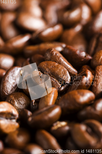 Image of beautiful roasted coffee beans