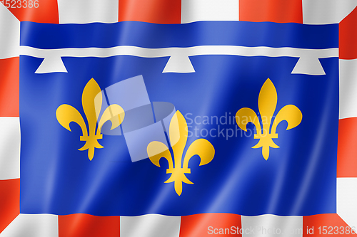 Image of Centre-Val de Loire Region flag, France