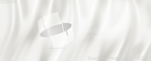 Image of White silk background texture. 3D illustration banner