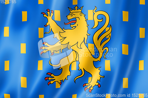 Image of Franche-Comte Region flag, France