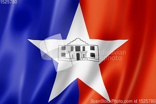 Image of San Antonio city flag, Texas, USA