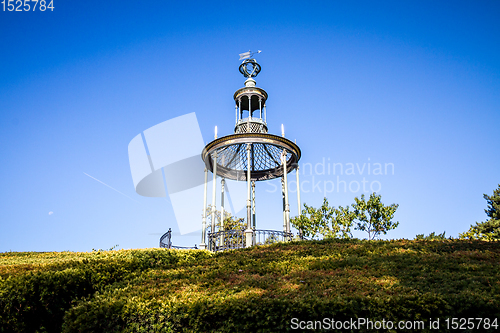 Image of Gazebo in Jardin Des Plantes botanical garden, Paris, France