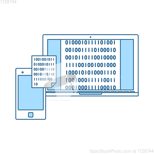 Image of Exchanging Data Icon