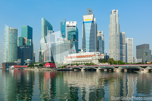 Image of Singapore skyscrapers