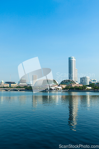 Image of Singapore skyline day