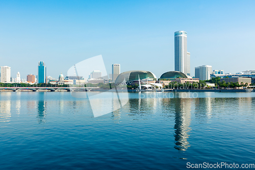 Image of Singapore skyline day