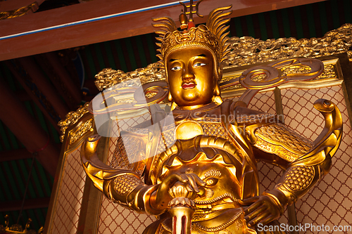 Image of Skanda bodhisattva statue