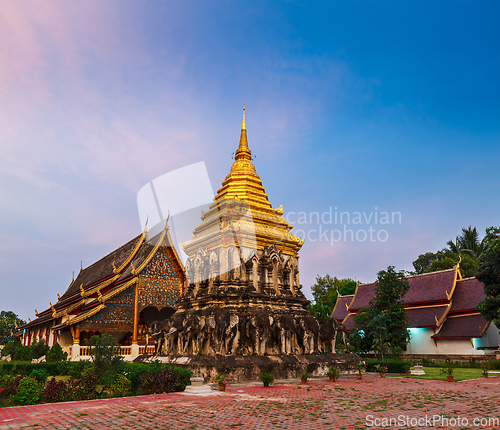 Image of Wat Chedi Luang. Chiang Mai, Thailand