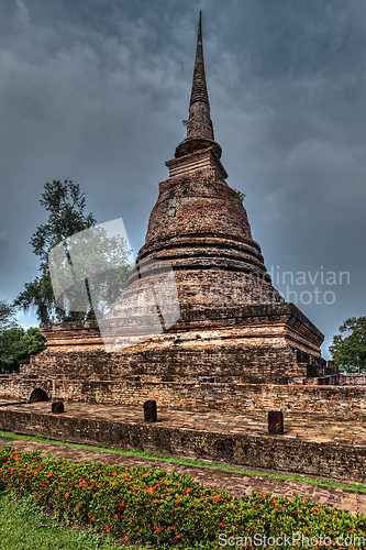 Image of Old chedi in Sukhothai, Thailand