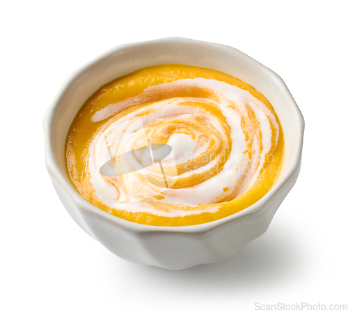 Image of bowl of vegetable cream soup