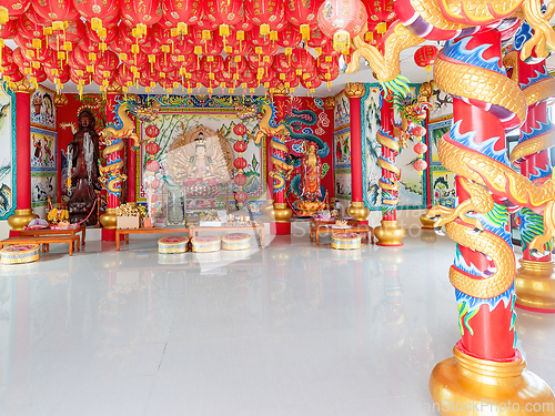 Image of Bodhisattva Avalokiteshvara image in Samut Prakan, Thailand