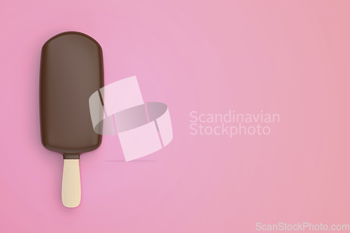 Image of Chocolate coated ice cream