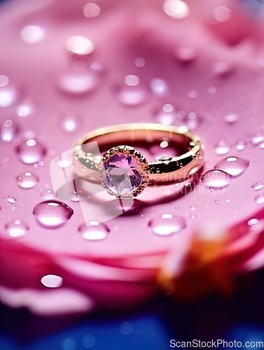 Image of Lavish Luxury Radiant Diamond Ring