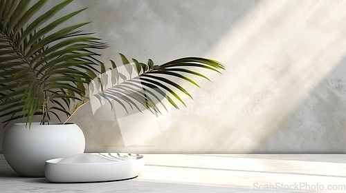 Image of Mockup Oasis in a Sunlit Indoor Space