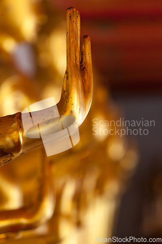 Image of Buddha statue hand, Thailand