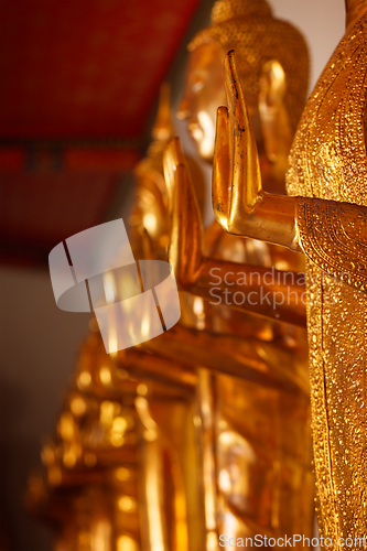 Image of Buddha statue hand, Thailand