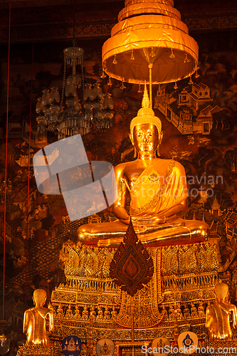 Image of Sitting Buddha statue, Thailand