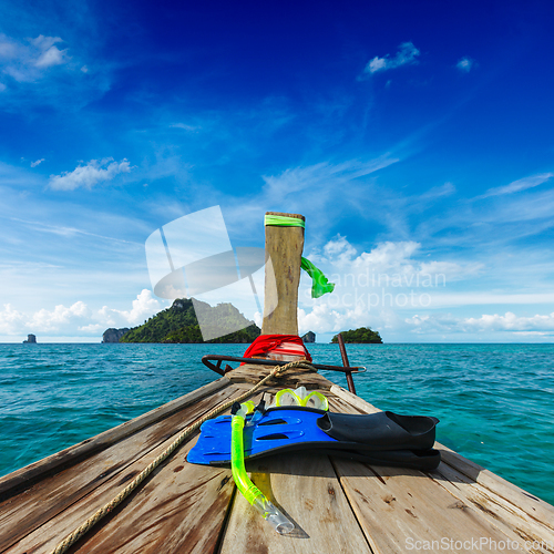 Image of Snorkeling set on boat