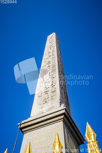 Image of Obelisk of Luxor in Concorde square, Paris