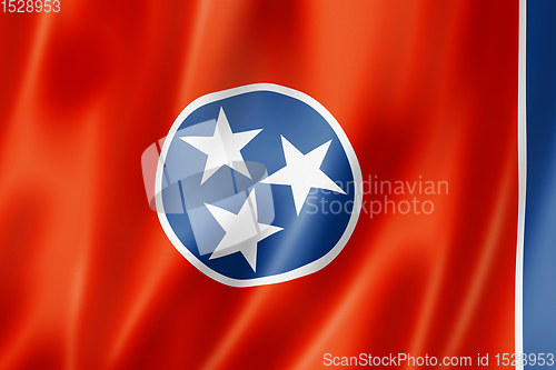 Image of Tennessee flag, USA