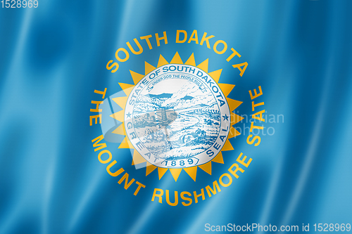 Image of South Dakota flag, USA