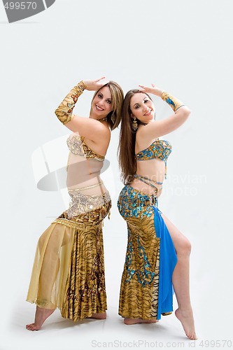Image of Two beautiful belly dancers