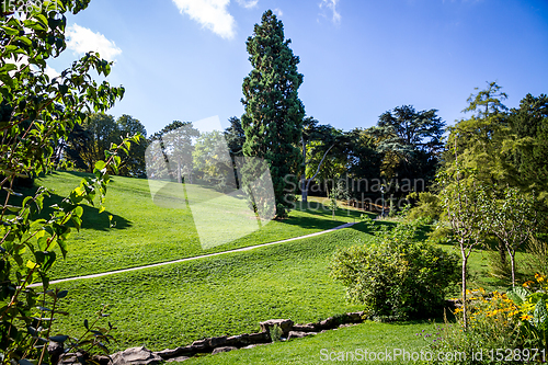 Image of Buttes-Chaumont Park, Paris