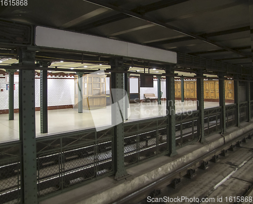 Image of underground station in Budapest