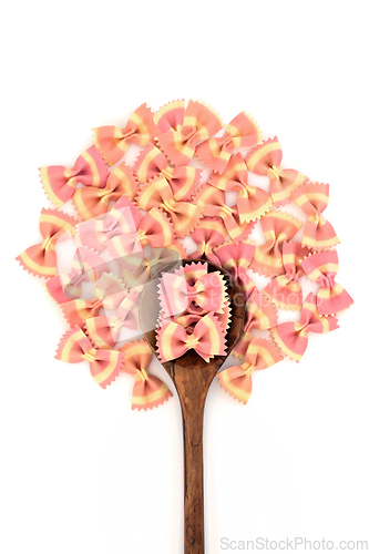 Image of Abstract Farfalle Italian Bow Tie Pasta Tree