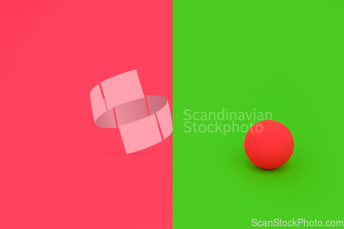 Image of Stand Out in a Crowd Reg Green and Red Ball Composition