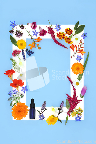 Image of Natural Floral Background for Aromatherapy Essential Oils