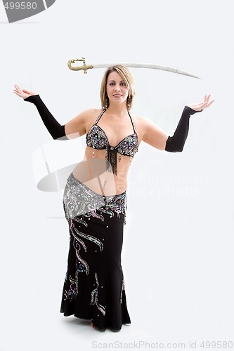 Image of Belly dancer in black