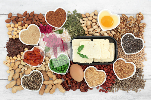 Image of Vegetarian Healthy Heart Food High in Lipids