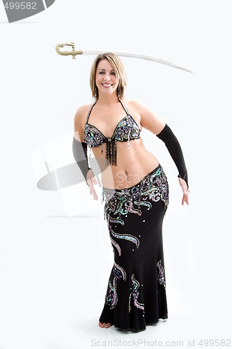 Image of Belly dancer in black