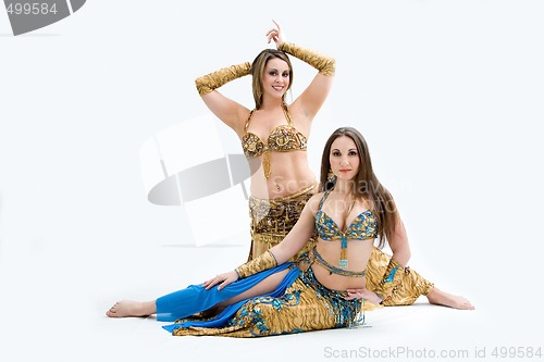 Image of Two beautiful belly dancers