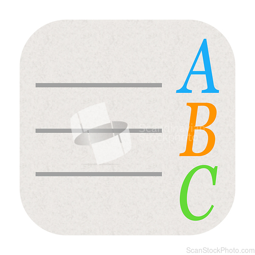 Image of ABC icon