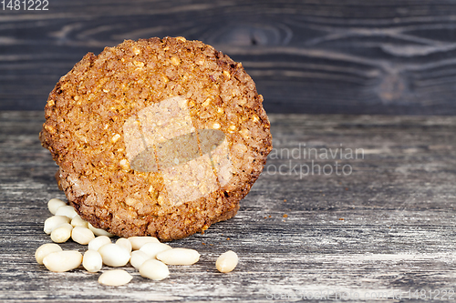 Image of A stack of oatmeal cookies