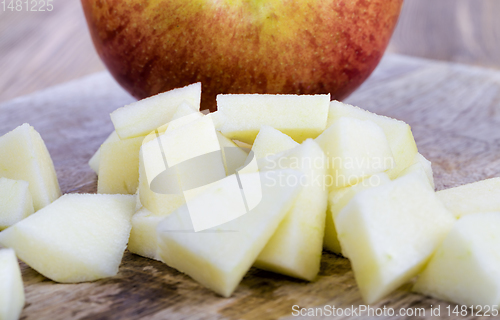 Image of cut red Apple