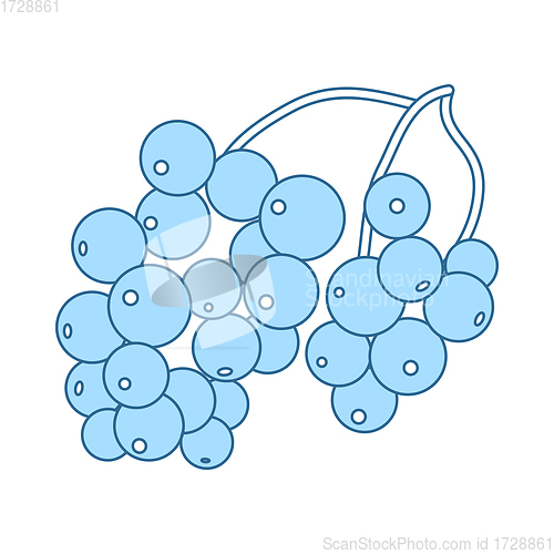 Image of Icon Of Black Currant In Ui Colors