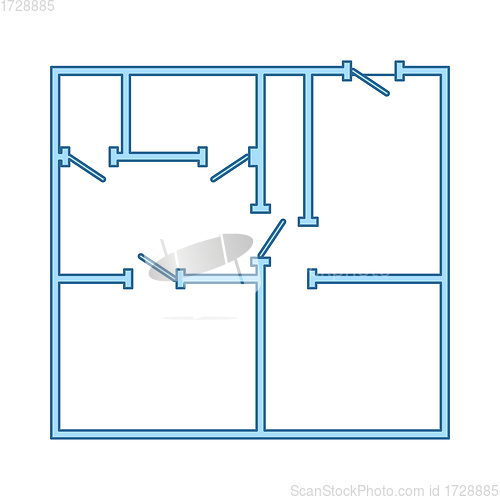 Image of Icon Of Apartment Plan