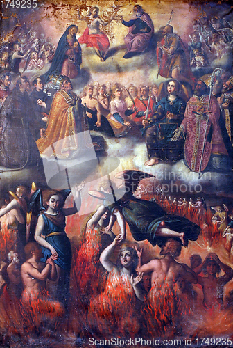 Image of Souls in purgatory