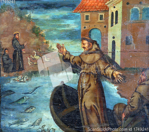 Image of St. Anthony Preaches to the Fishes