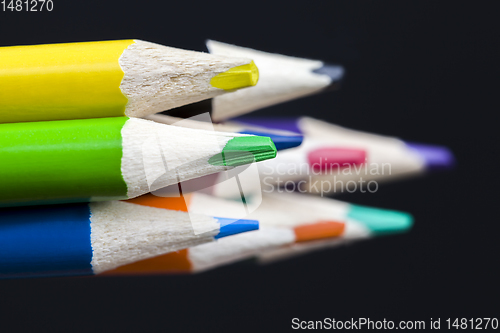 Image of multicolored pencils