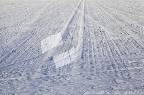 Image of agricultural field in winter