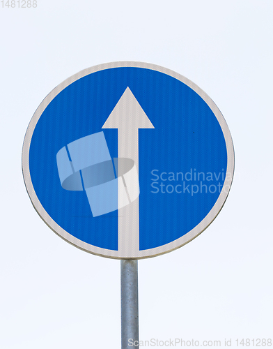 Image of car road sign